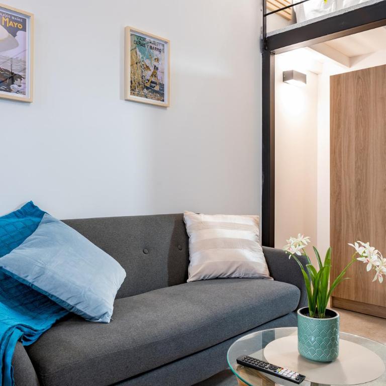 RM1 - Loft Valencia cómodos estudios dúplex cerca a la Avenida del Puerto - Apartamento Dúplex - 18