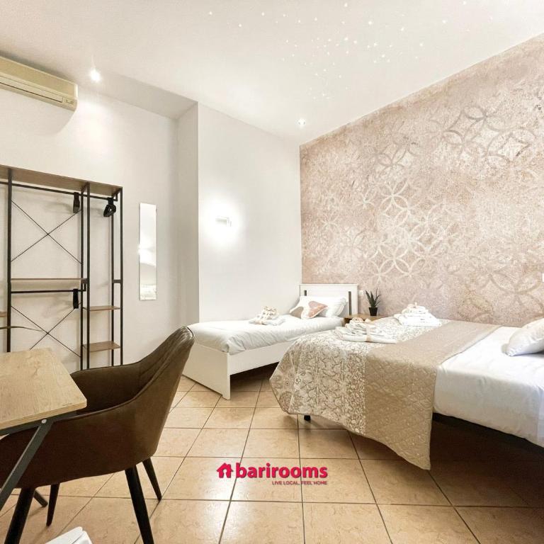 BARI ROOMS Abate Gimma - Camera Tripla Basic con Bagno in Comune - 10