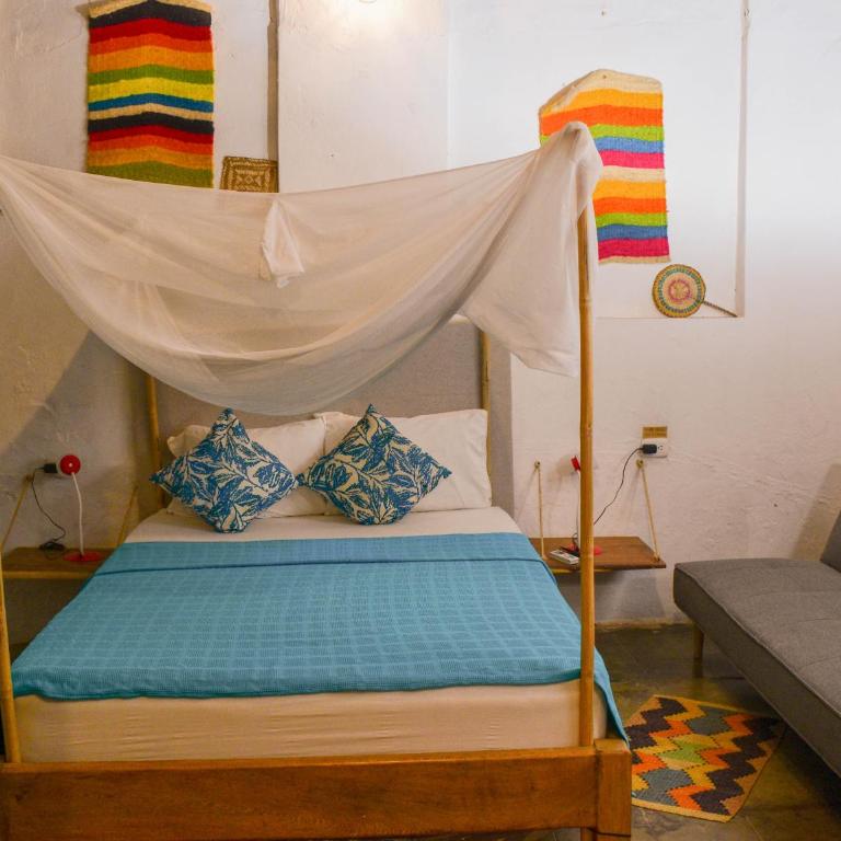 Hostel Pueblito Magico Mompós - Triple Room with Private Bathroom - 4