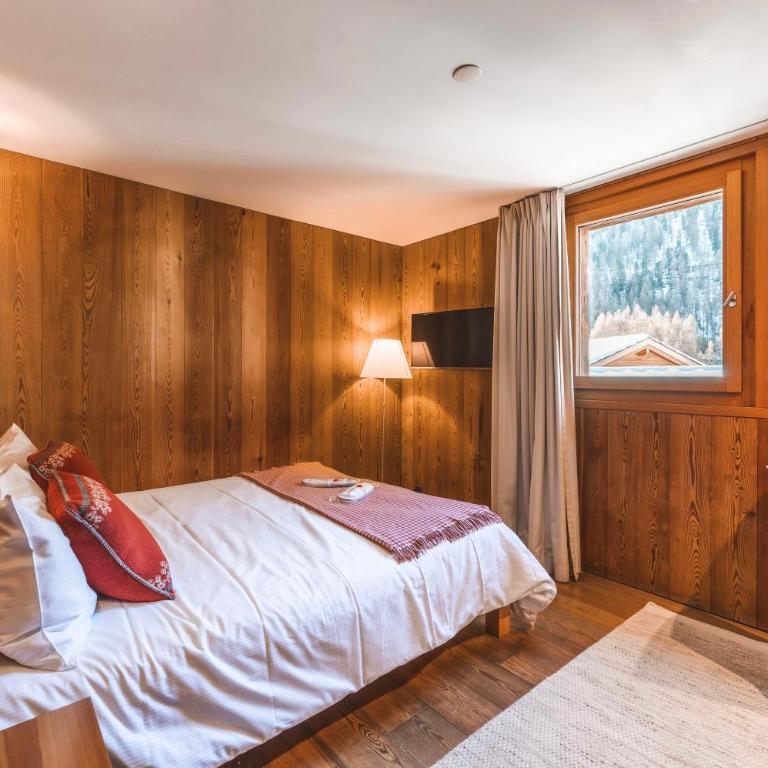 Sonnmatten Boutique Hotel & Apartments Zermatt - Apartment mit 3 Schlafzimmern - 1. Etage mit Balkon und Blick auf das Matterhorn - 35