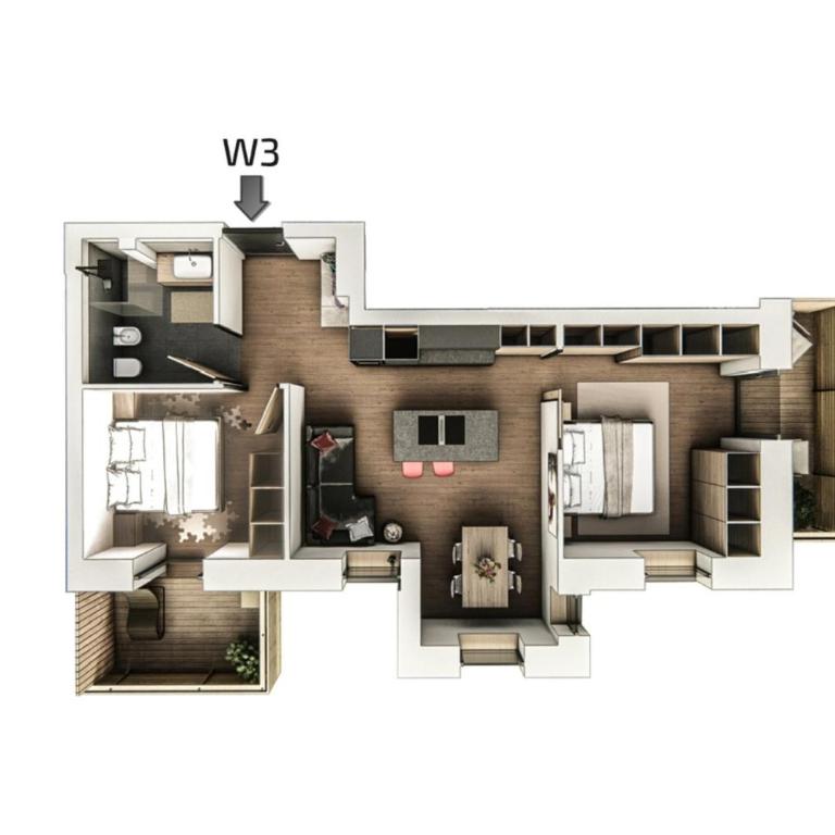 Moarhof - Apartments and moar - Two-Bedroom Apartment - 17