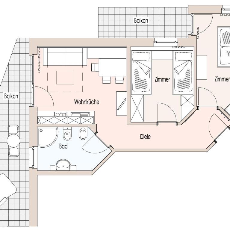AMELIA apartments - Appartamento con 2 Camere da Letto e Balcone - 7
