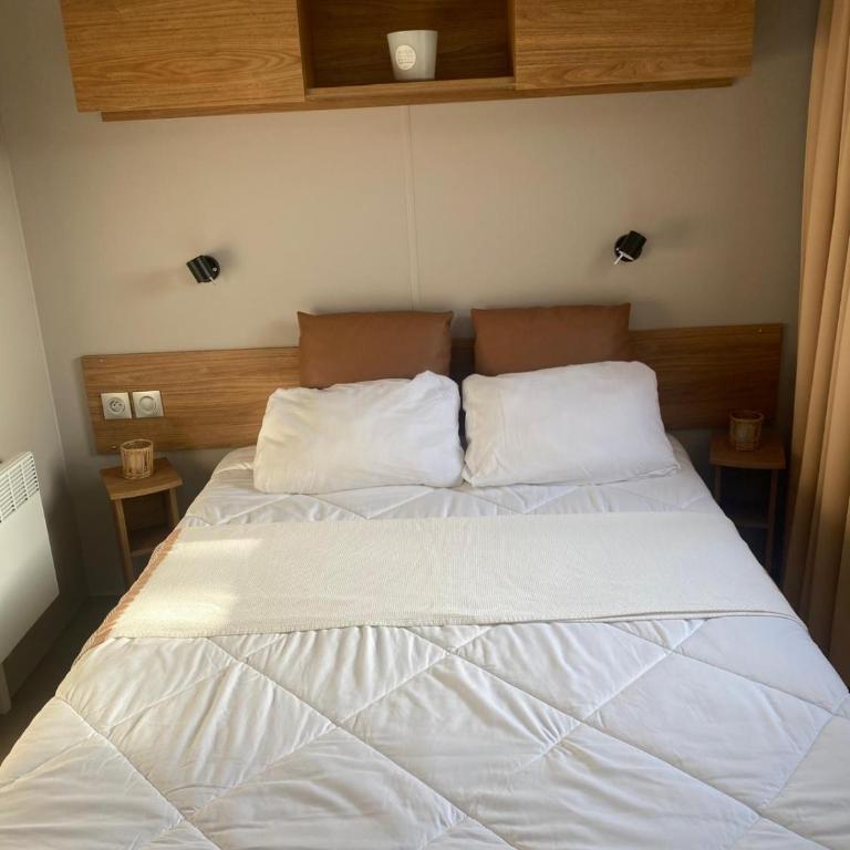 Mobilhome 8 personnes cosy tout équipé avec vue sur bassin, cap ferret - Bungalow Familiare - 23