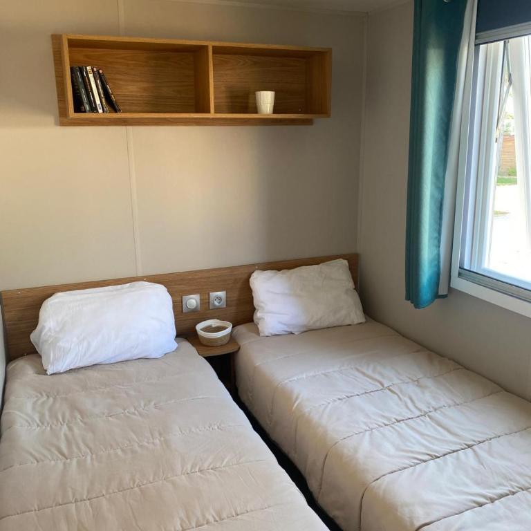Mobilhome 8 personnes cosy tout équipé avec vue sur bassin, cap ferret - Bungalow Familiare - 26