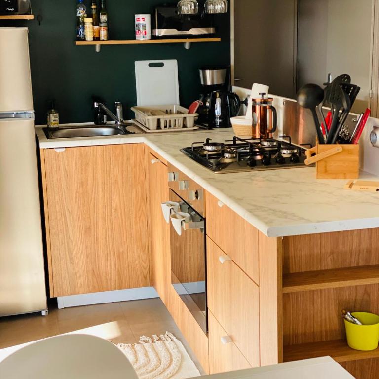 Mobilhome 8 personnes cosy tout équipé avec vue sur bassin, cap ferret - Bungalow Familiare - 17