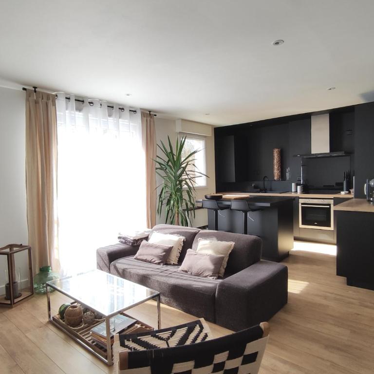 Angers appart 65m2 proche centre ville, parking - Appartement 2 Chambres - 25