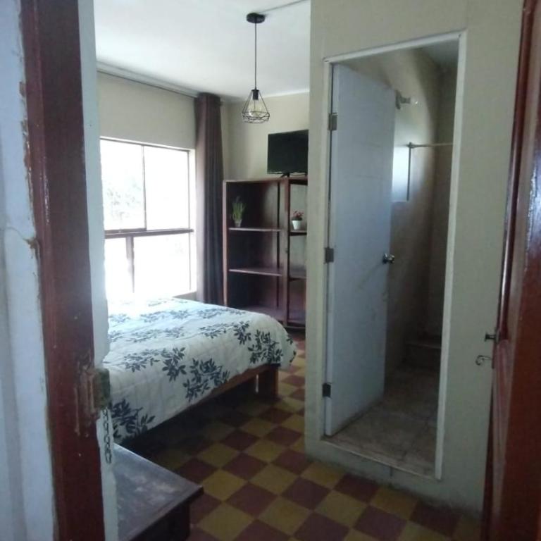 Hospedaje Rocha - Habitación con cama grande y vistas al jardín - 1