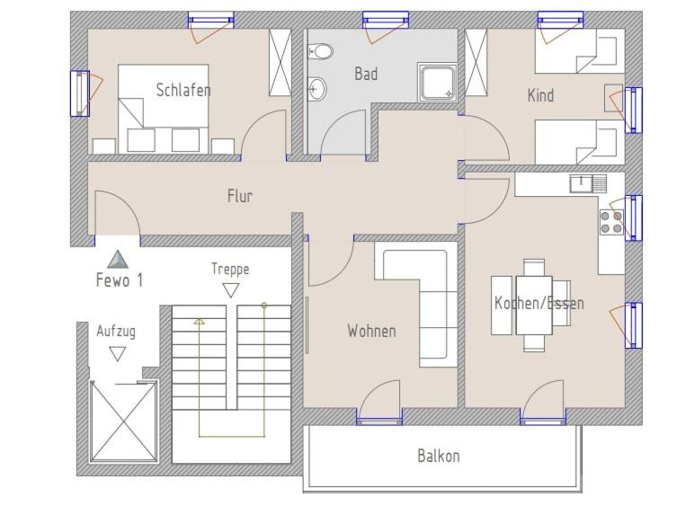 Ferienwohnungen Löslerfreud - Apartamento de 2 dormitorios con balcón - 2