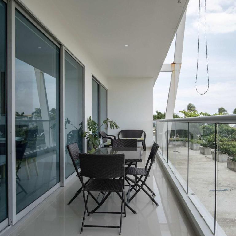 w* Prestigious 2BR w Fantastic View in CTG - Apartamento de 2 dormitorios con balcón - 24