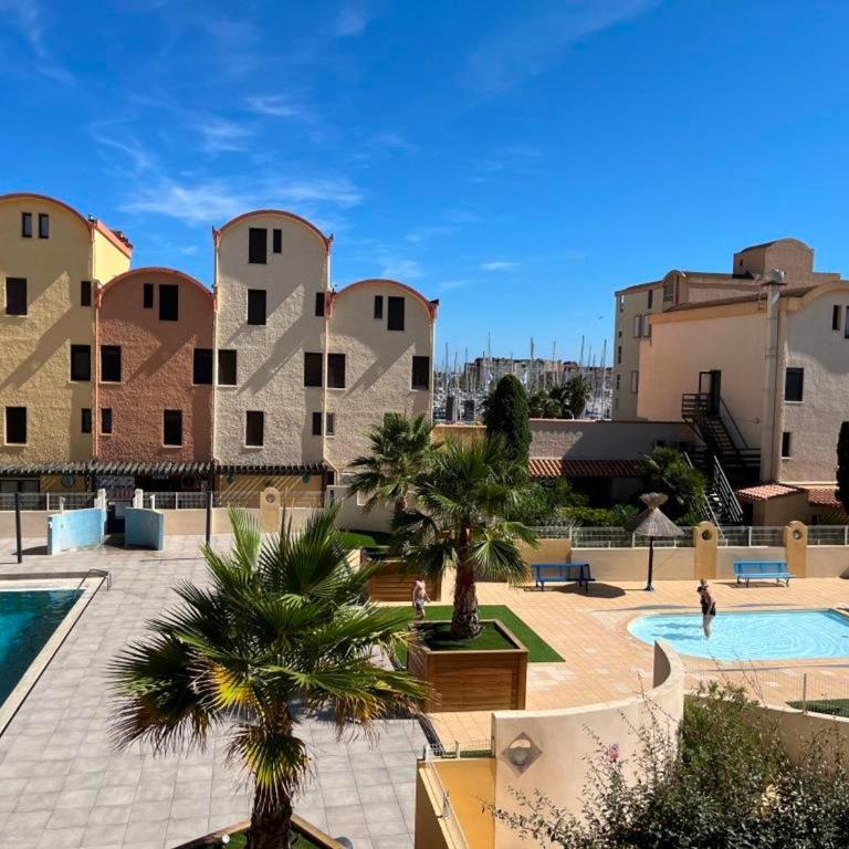 Gruissan: T2 Cabine, Piscine, Parking, Centre, 4/5 pers, Petit Budget - FR-1-796-3 - Appartamento - 7