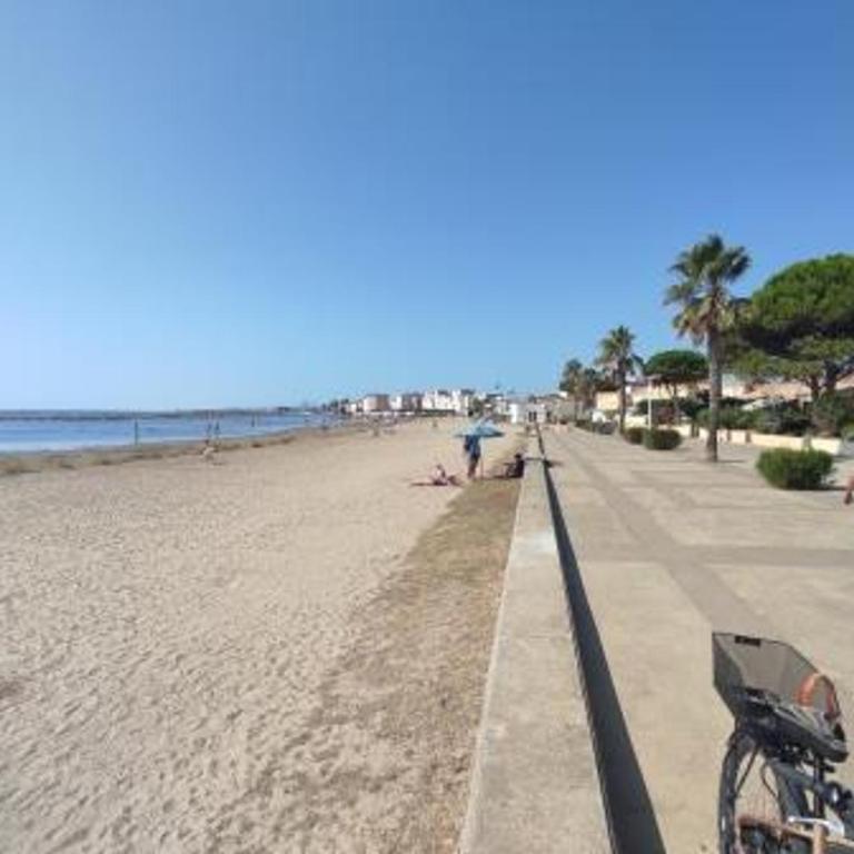 Gruissan - Studio rénové climatisé 2/3 pers, parking sécurisé, à 50m de la plage du Grazel - FR-1-796-16 - Appartamento - 14