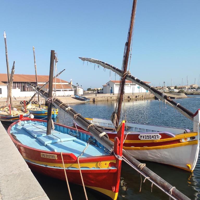 Gruissan - Studio rénové climatisé 2/3 pers, parking sécurisé, à 50m de la plage du Grazel - FR-1-796-16 - Appartamento - 21