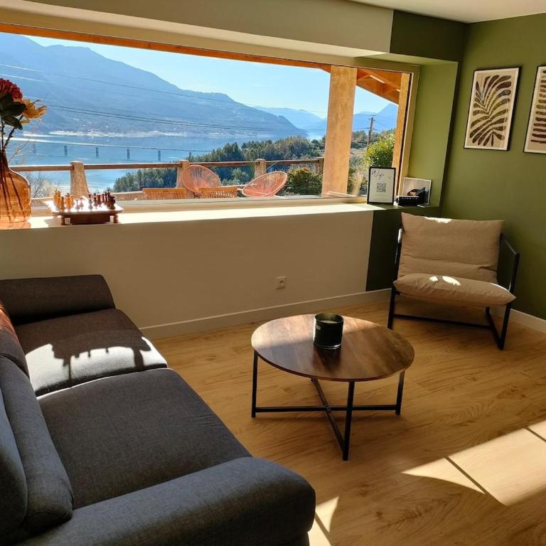 La Maison du Plongeoir 14 pers grande terrasse vue lac de Serre Ponçon - Maison 6 Chambres - 1
