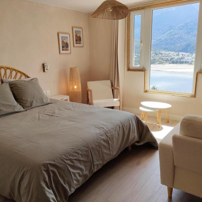 La Maison du Plongeoir 14 pers grande terrasse vue lac de Serre Ponçon - Maison 6 Chambres - 19