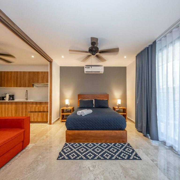 Lux Studio with Rooftop Pool Gym Private Balcony - Apartamento - 3