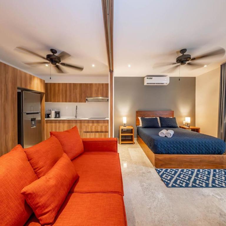 Lux Studio with Rooftop Pool Gym Private Balcony - Apartamento - 14