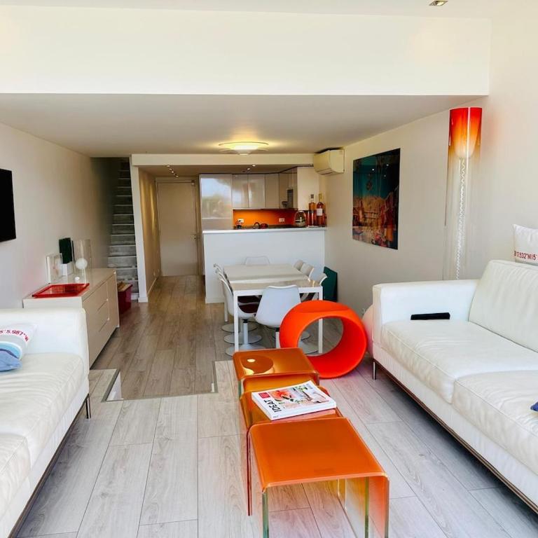 Appartement 6 pers - Port privée - Plage privée - Piscines - Tennis - Apartment mit 3 Schlafzimmern und Hafenblick - 2