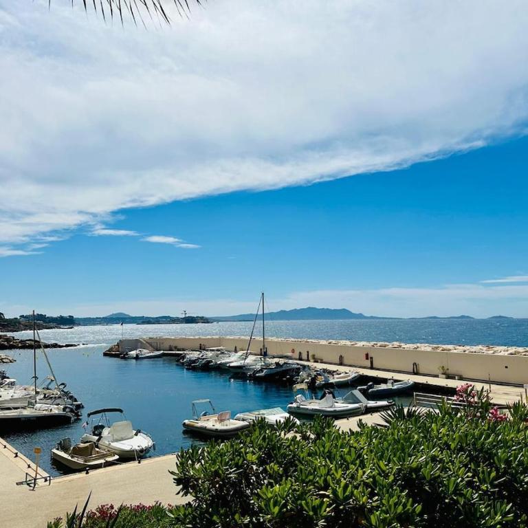 Appartement 6 pers - Port privée - Plage privée - Piscines - Tennis - Apartment mit 3 Schlafzimmern und Hafenblick - 16
