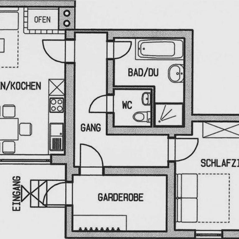 Ferienwohnung Irene - Apartment mit 1 Schlafzimmer - 2