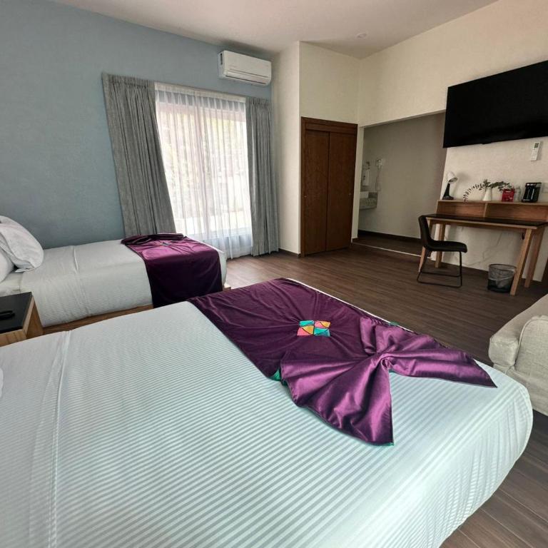 FCH Hotel Minerva-CAS - Habitación Doble Deluxe - 2 camas dobles - 1