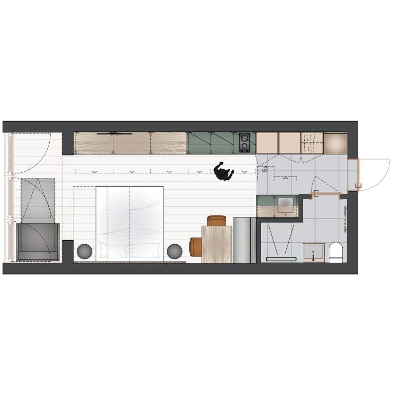 Studio UND Berg - Apartment mit 1 Schlafzimmer - 28