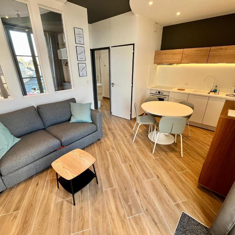 T2 climatisé face Loire et château le 4-4 - Appartement 1 Chambre - 6