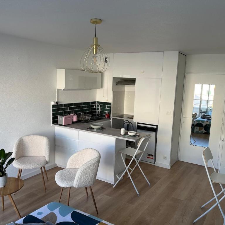 Joli studio cozy, balcon, Cité des Congrès, Gare Sud - Appartement 1 Chambre - 15
