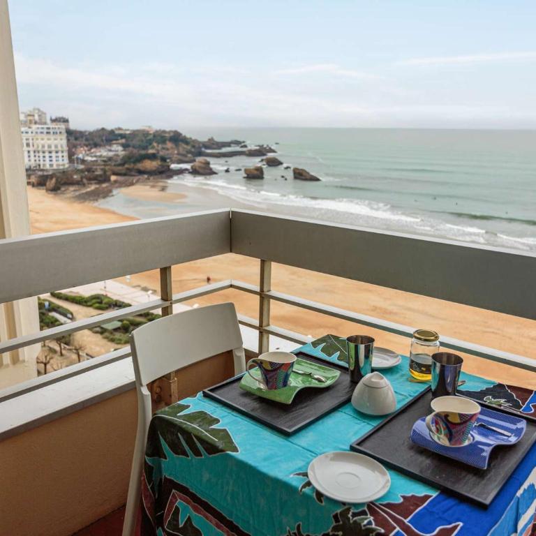 Studio en front de mer avec piscine et Wi-Fi à Biarritz - FR-1-3-621 - Estudio - 3