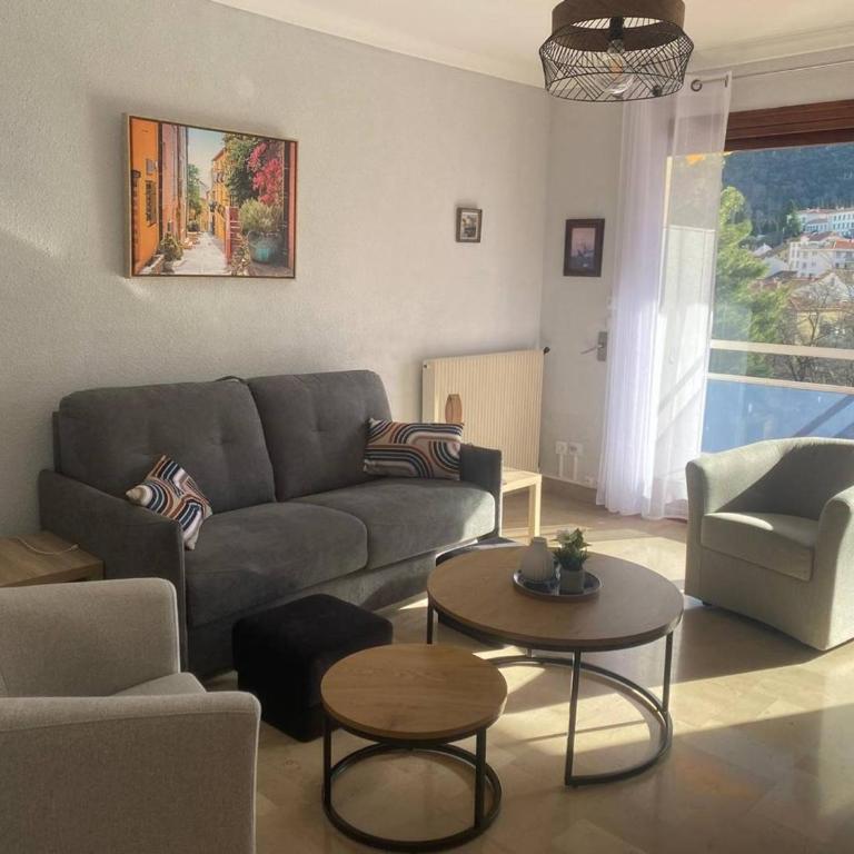 F2 avec parking, terrasse & wifi à Amélie-les-Bains, animaux acceptés - Appartamento con 1 Camera da Letto - 1