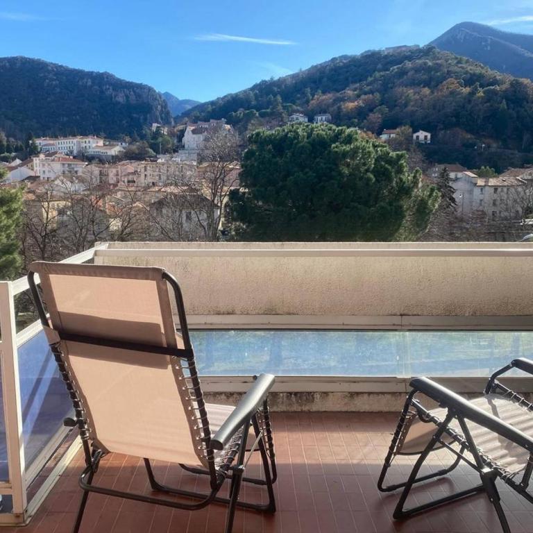 F2 avec parking, terrasse & wifi à Amélie-les-Bains, animaux acceptés - Appartamento con 1 Camera da Letto - 4