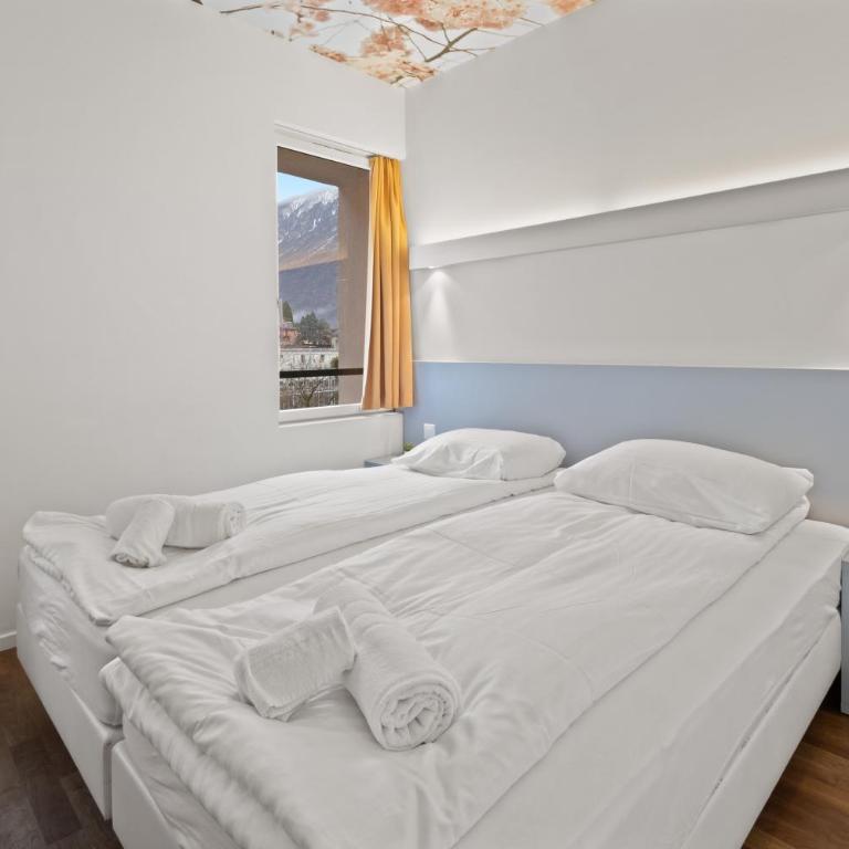 Hôtel de la Poste Sierre - Dreibettzimmer - barrierefrei - 10