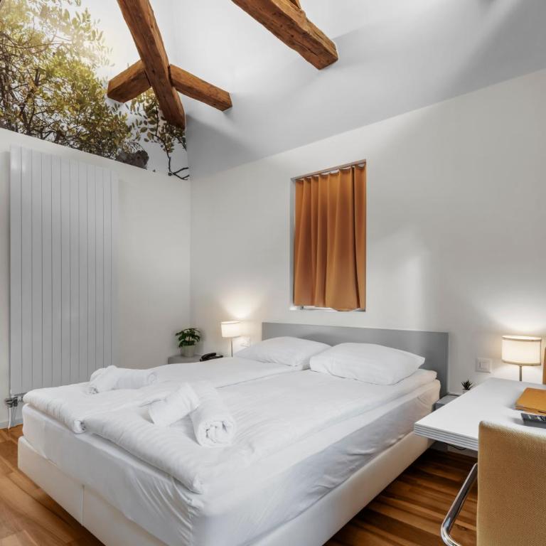 Hôtel de la Poste Sierre - Studio mit Queensize-Bett - 5