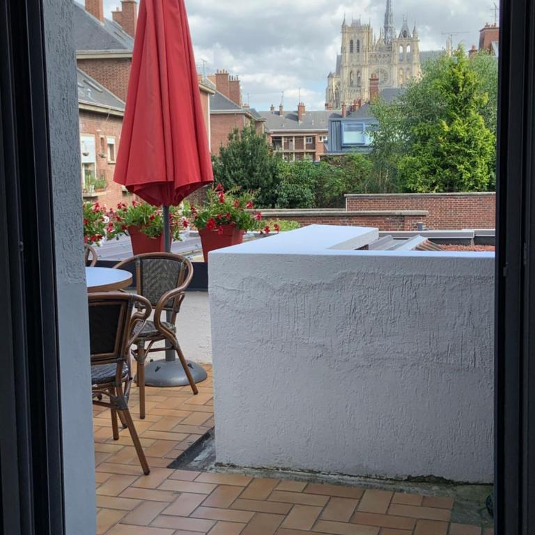 Terrasse vue cathédrale et beffroi hyper centre - Apartment mit 2 Schlafzimmern - 3