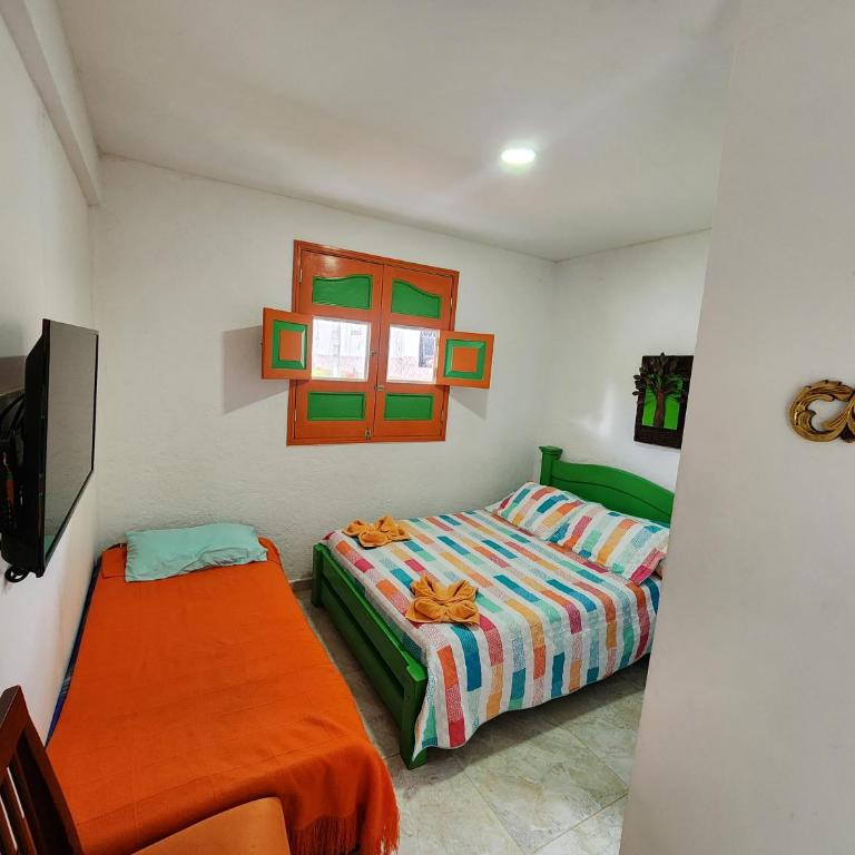 Hotel Casa Quinta Salento - Habitación Doble con baño privado - 2 camas - 4