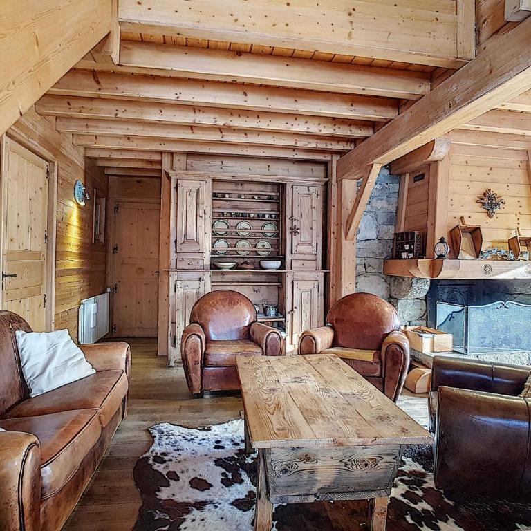 Chalet spacieux 8 pers, La Clusaz avec cheminée, parking - FR-1-818-10 - Chalet - 2