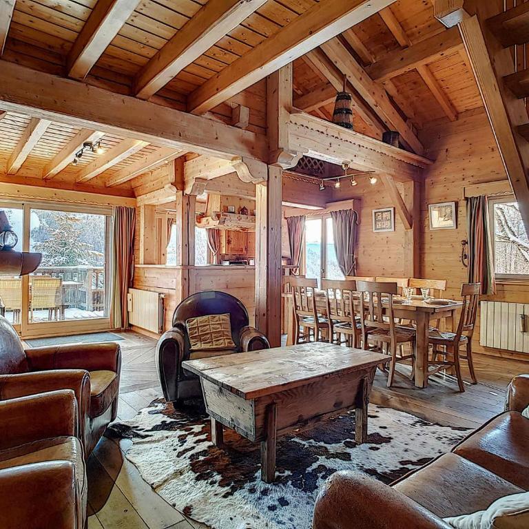 Chalet spacieux 8 pers, La Clusaz avec cheminée, parking - FR-1-818-10 - Chalet - 4