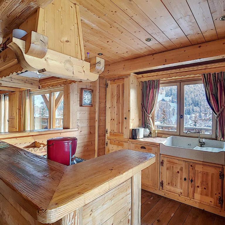 Chalet spacieux 8 pers, La Clusaz avec cheminée, parking - FR-1-818-10 - Chalet - 6