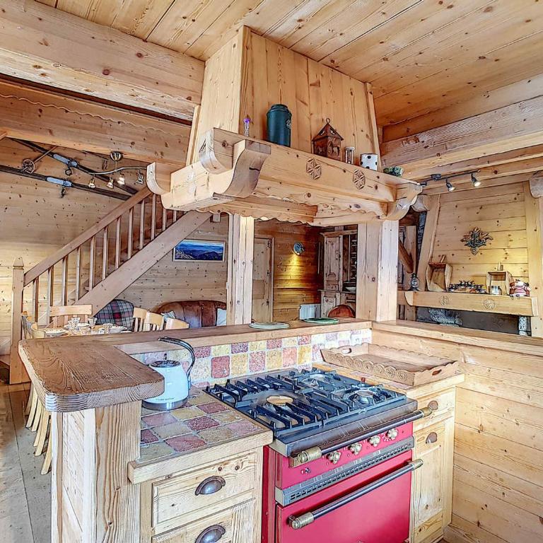 Chalet spacieux 8 pers, La Clusaz avec cheminée, parking - FR-1-818-10 - Chalet - 7