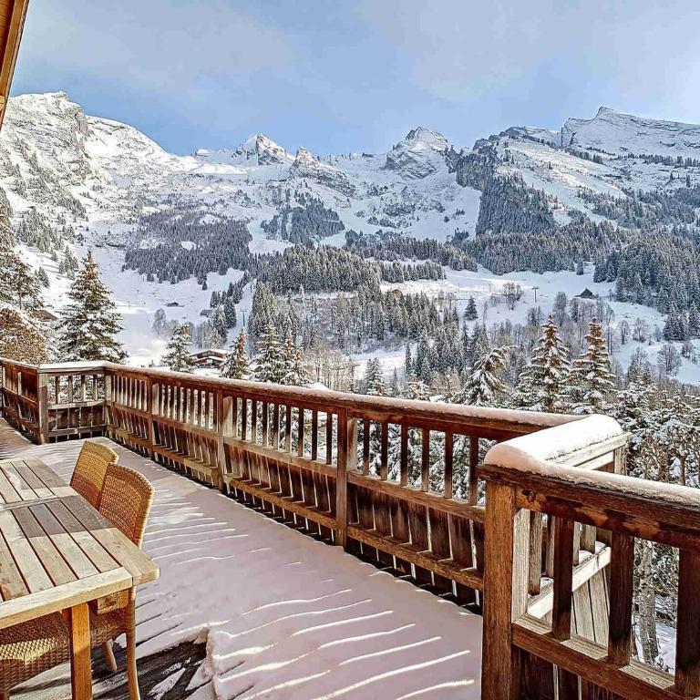 Chalet spacieux 8 pers, La Clusaz avec cheminée, parking - FR-1-818-10 - Chalet - 14