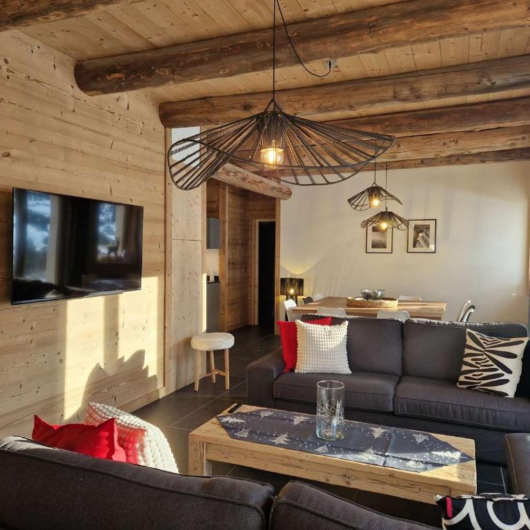 Chalet lumineux à Arêches-Beaufort avec terrasse et cuisine équipée - FR-1-342-332 - Appartement - 3