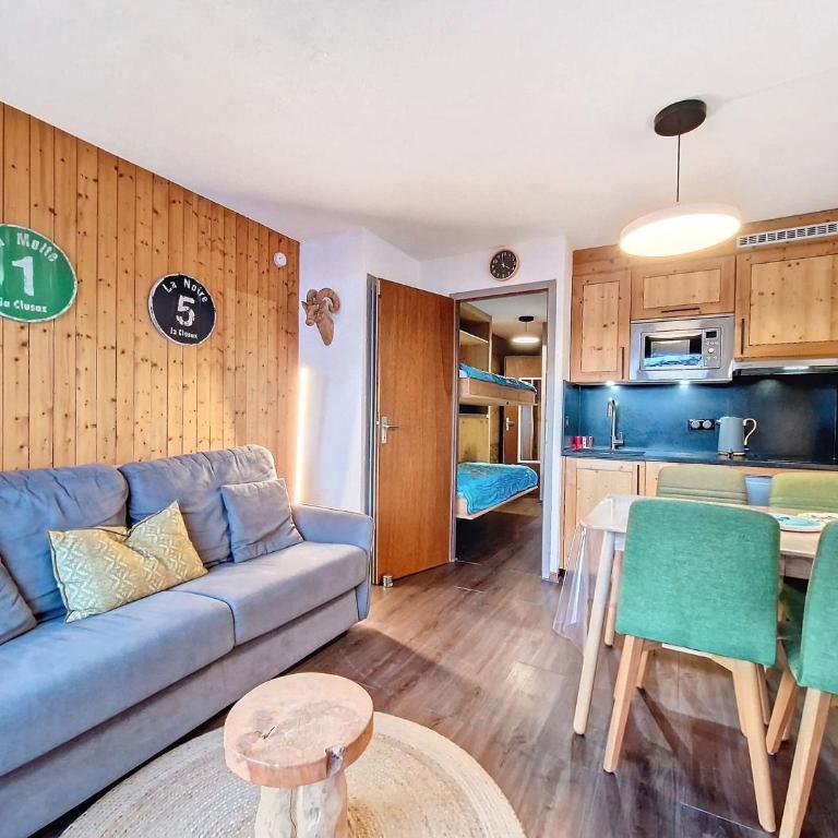 Appartement cosy à La Clusaz pour 6 pers, parking sécurisé, WiFi et animaux admis - FR-1-818-86 - Apartamento - 2