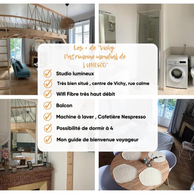 Studio calme avec balcon en plein cœur de Vichy - Monolocale su 2 Livelli - 33
