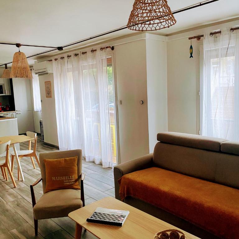 Vallon des Auffes T2 3 étoiles avec parking - Appartement 1 Chambre - 6
