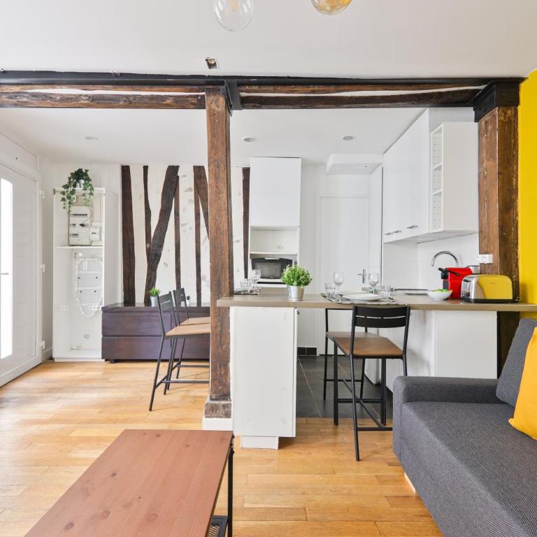 Superb Apartment Quartier Republique Free Netflix - Apartment mit 1 Schlafzimmer - 4
