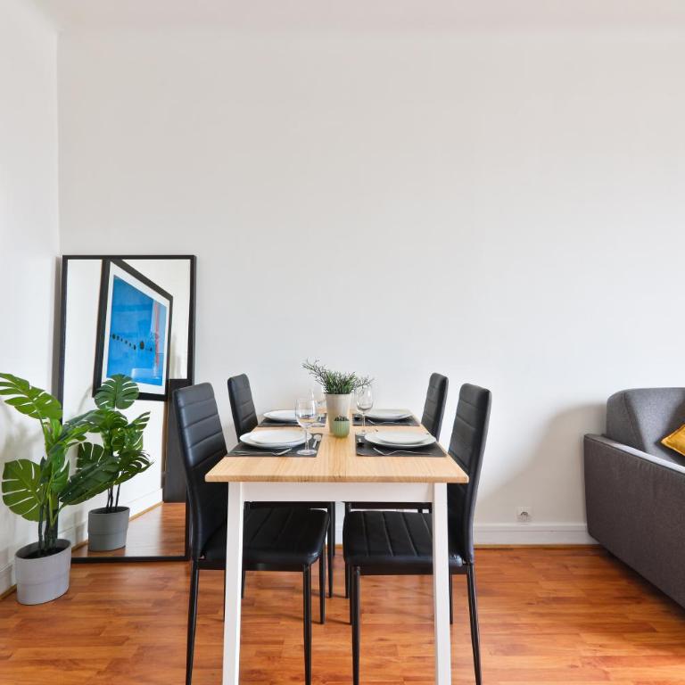 Élégant Studio Appartement Quartier Les Marais Free Netflix - Studio Standard - 6