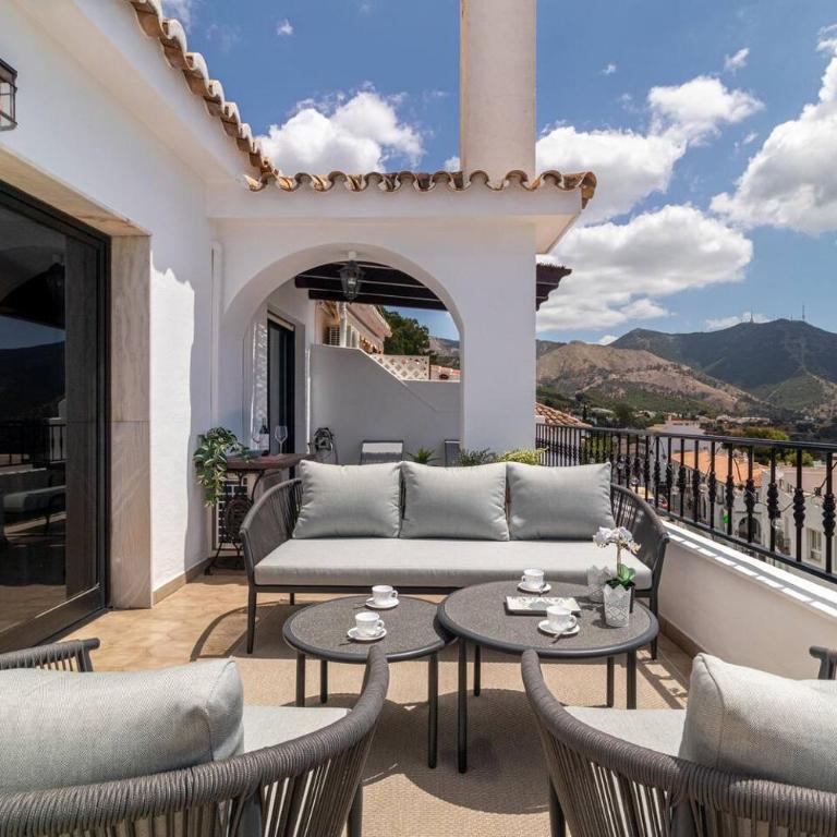 Heart of Mijas Gorgeous Flat with Panoramic View - Apartamento con terraza - 28