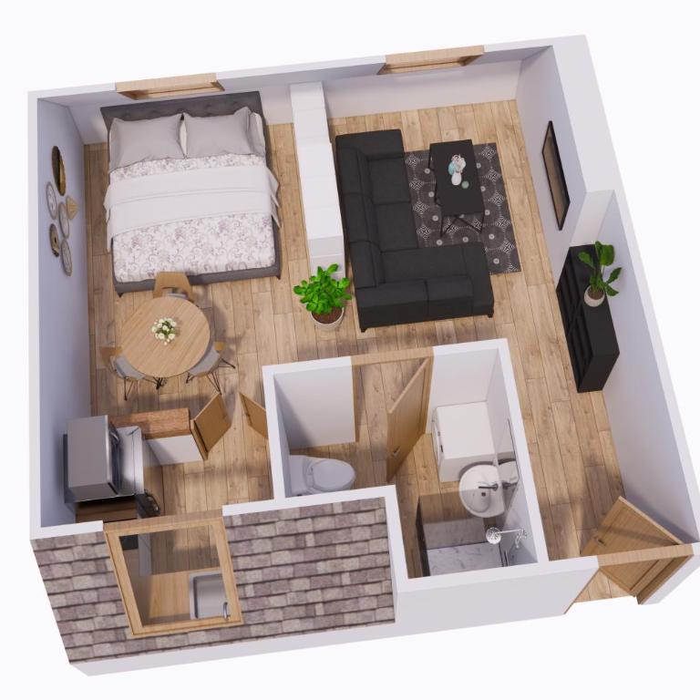 Studio "En Coeur de Ville" - Proche Mairie et Quartier Perret - Calme et Charmant - Apartment mit 1 Schlafzimmer - 20