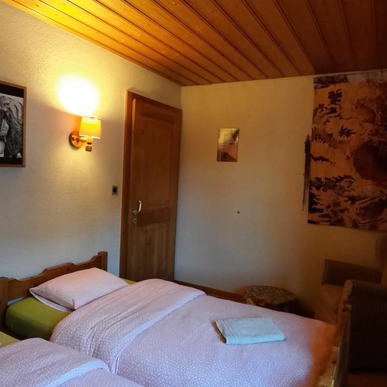 BnB Claudy et Elizabeth Michellod-Dutheil - Zweibettzimmer mit Bergblick - 4