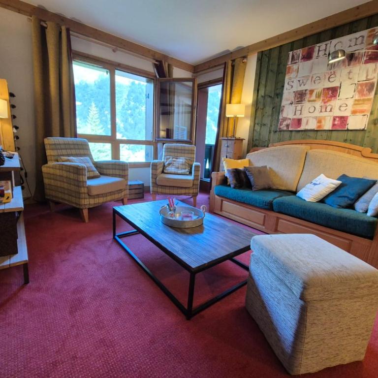 Arc 1950 - Appartement 2 chambres - 6 personnes - 53m2-ski aux pieds - Les Sources de Marie - Apartment mit 2 Schlafzimmern und Aussicht - 1