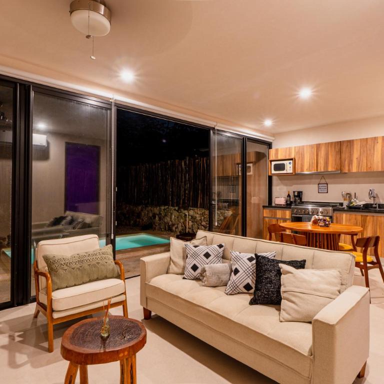 Close to Cenotes Private Pool 24hr Hr Security Gym Yoga Villa - Two-Bedroom Apartment with Private Pool - 10